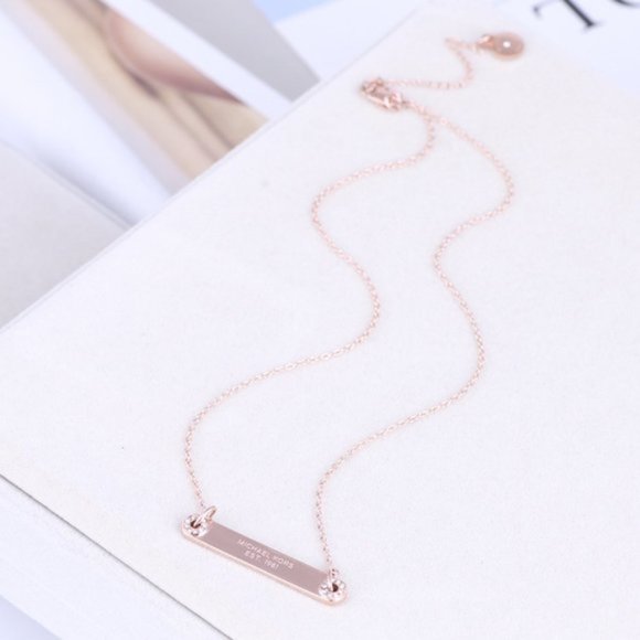 Michael Kors Long Letter Short Necklace - Picture 1 of 6